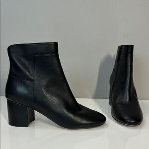 Cole Haan Arden Grand Black Leather Bootie Size 8.5